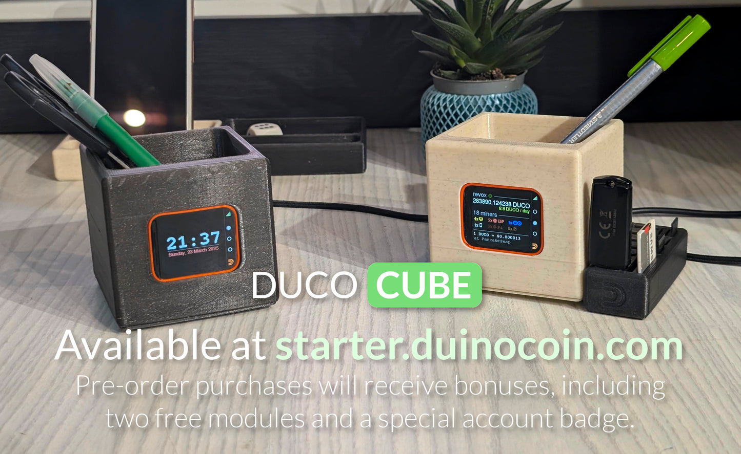 DUCO CUBE Miner (Imperfect prints)